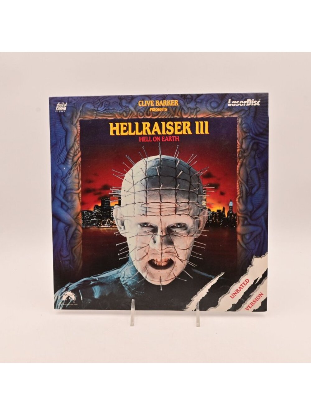 Hellraiser III Hell On Earth LaserDisc Unrated Version Horror Vintage 1992